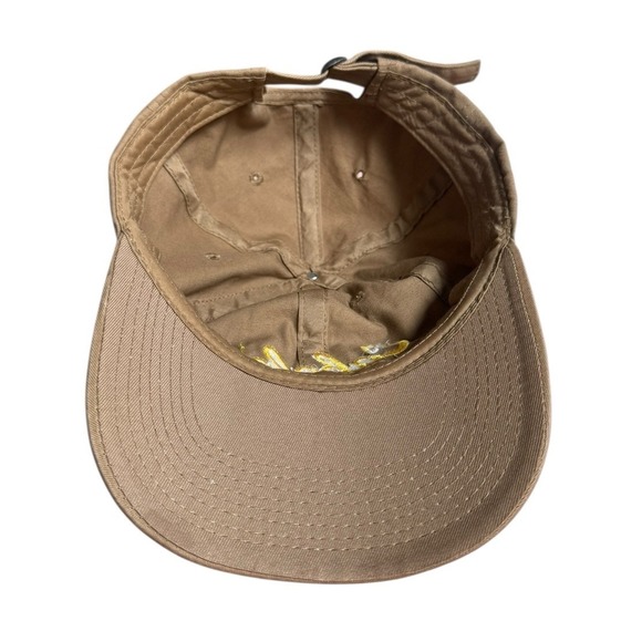Cabela's Club Brown Cap One Size Adjustable Strapback Hat 100% Cotton Casual - Picture 6 of 9